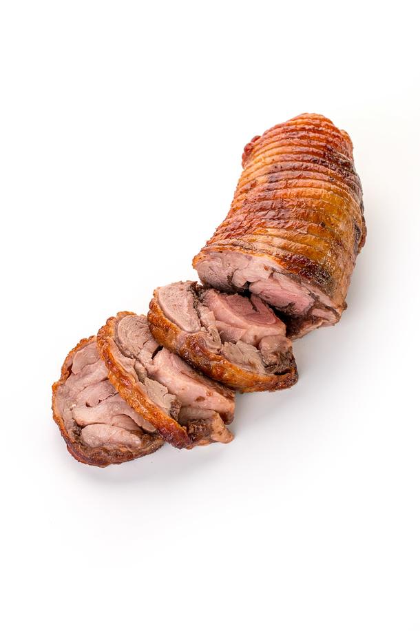 Рулет из утки с пряным яблоком Рулет из утки с пряным яблоком