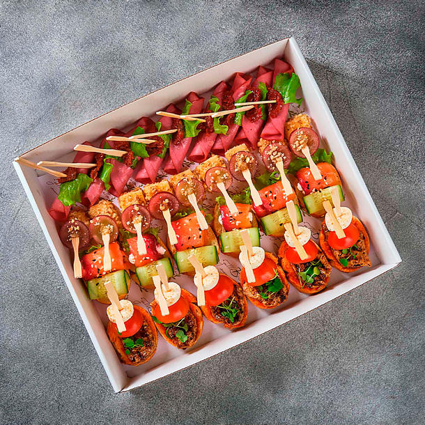 Фуршетная Коллекция закусок L (46 шт) Фуршетная Коллекция закусок L (46 шт)