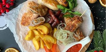 Барбекю-сет с салатами на 6 персон