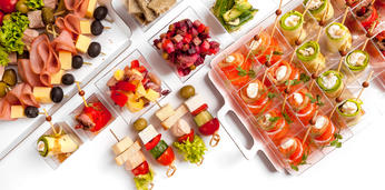 Фуршетный сет премиум с горячими закусками на 10 персон